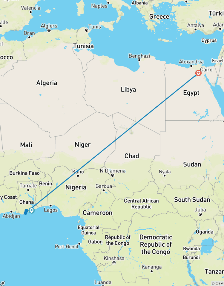 ESSENTIAL GHANA & ÄGYPTEN - 10 TAGE Rundreise