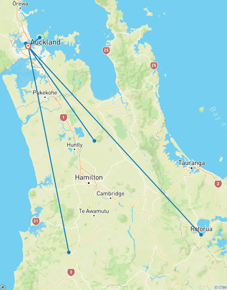 8 Tage Entdeckung von Auckland und der Nordinsel: Natur, Kultur & Abenteuer erleben Rundreise