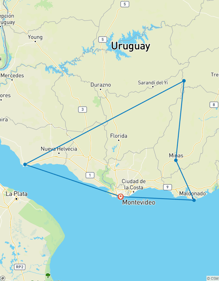 Uruguay Mietwagen Rundreise - 17 Tage durch die Schweiz Südamerikas Rundreise