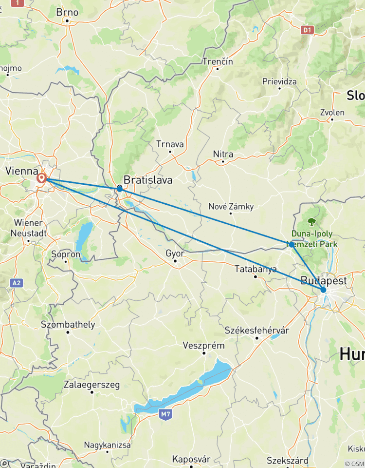 Circuito Capitales del Danubio desde Viena 2027