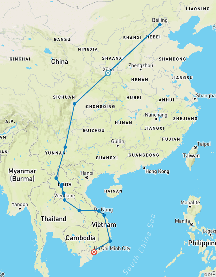 Circuito DE PEKÍN A HO CHI MINH (28 días)
