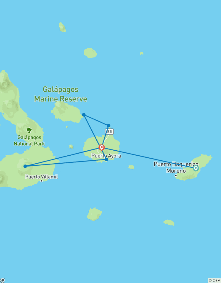 Inselhopping Galápagos XL, 14 dagen-rondreis
