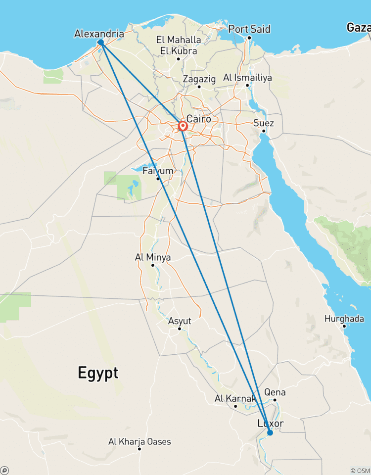 Triple Crown Egypt: Cairo • Alexandria • Luxor (5 Days) Tour