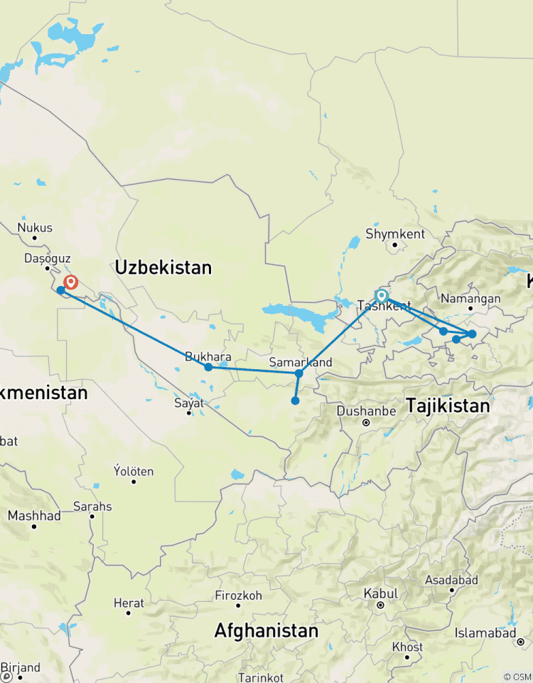 Ressentez la sérénité dans les villes historiques de l\'Ouzbékistan. circuit