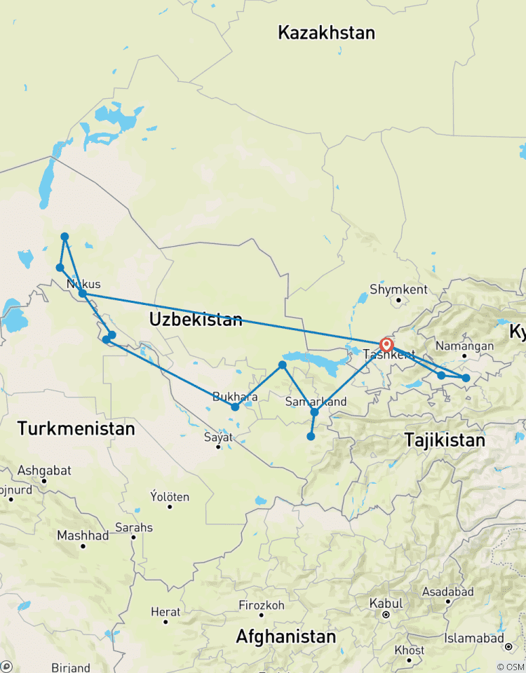 Découvrez la sérénité des villes historiques de l\'Ouzbékistan. circuit