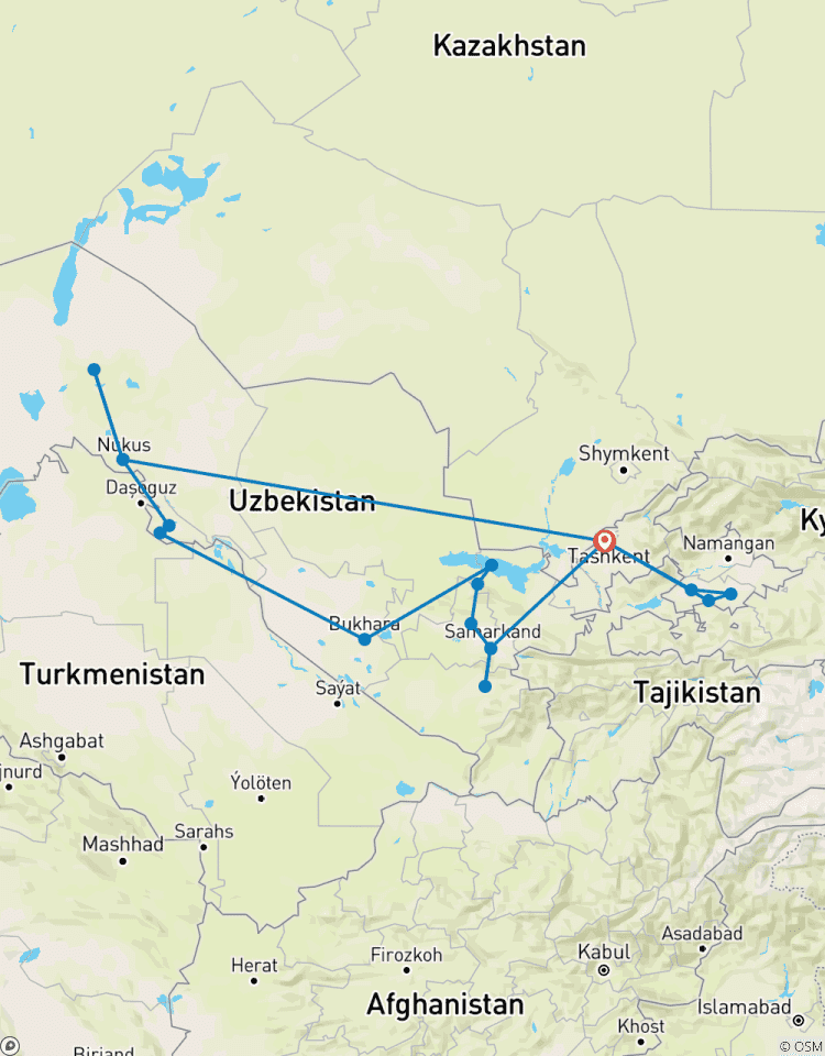 L\'Ouzbékistan, un pays où l\'art respire circuit