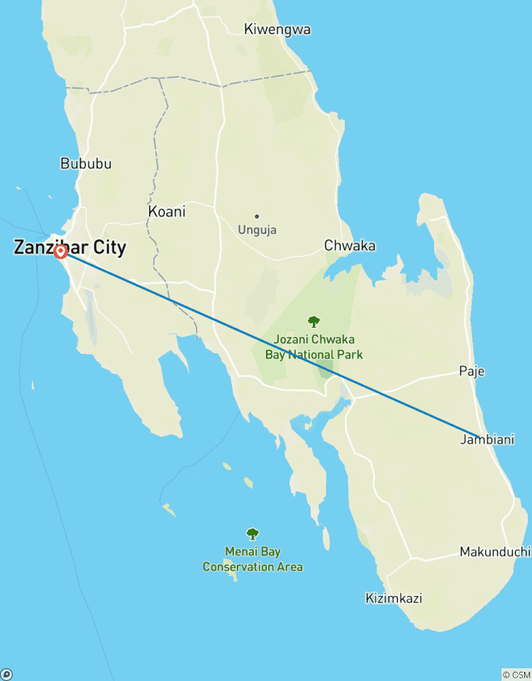 Circuito Escapada de 3 días a Zanzíbar: Estancia en la playa de Jambiani con todo incluido y tiempo libre