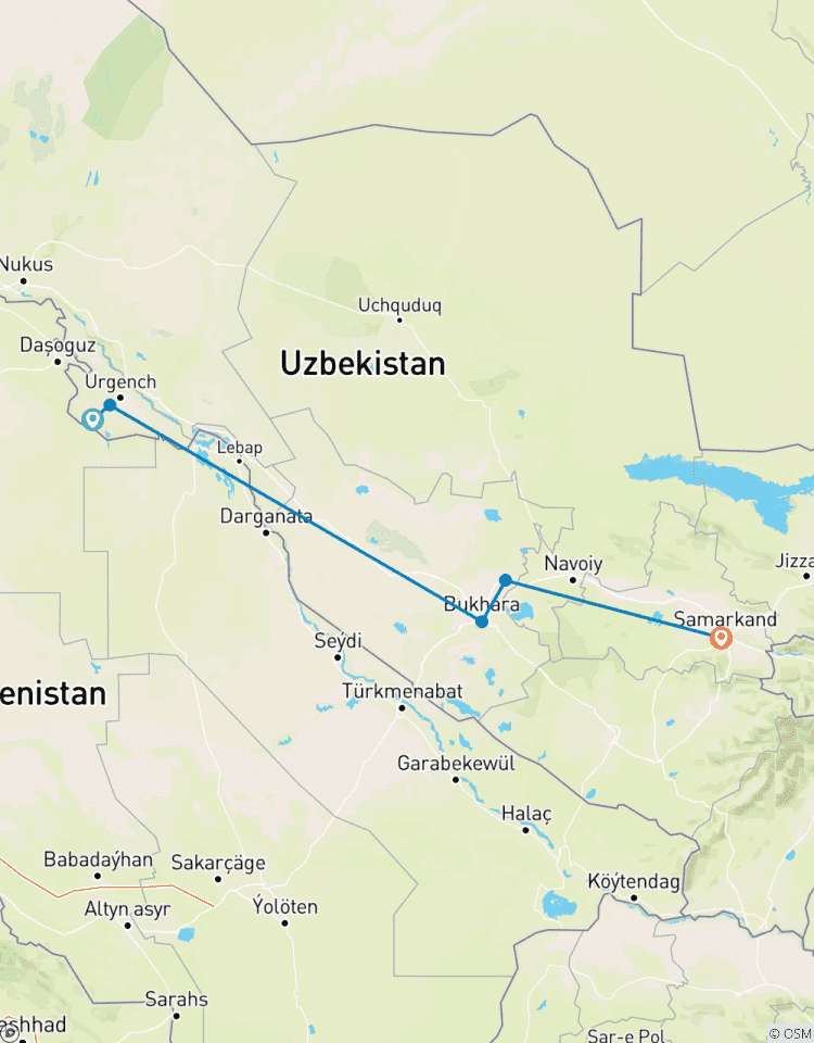 West-Usbekistan Private Tour - 6 Tage Rundreise