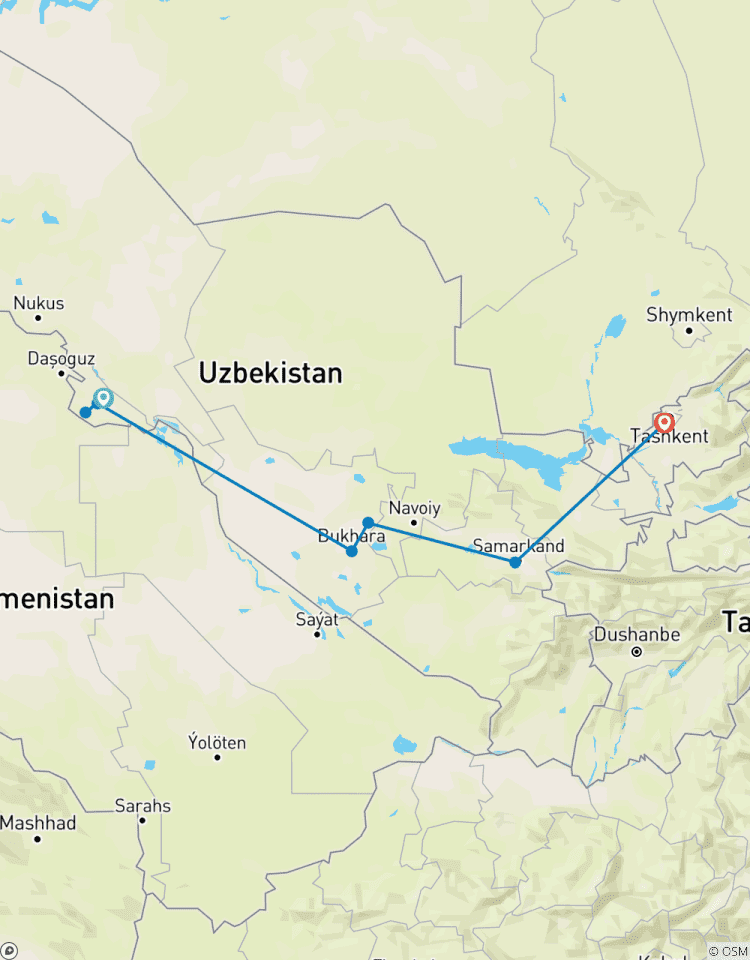 Usbekistan Private Kultur- und Wüstentour - 7 Tage Rundreise