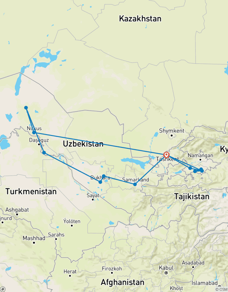 13 Tage Reise Grand Uzbekistan Rundreise