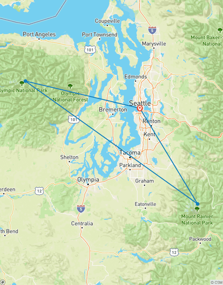 8-daagse Olympic National Park en de Pacific Northwest Experience-rondreis