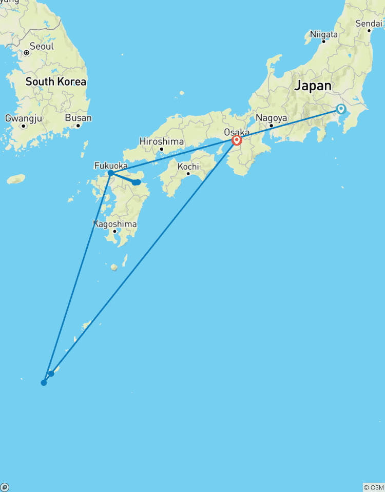Circuito Japón al descubierto: De las calles de Tokio a las costas de Okinawa
