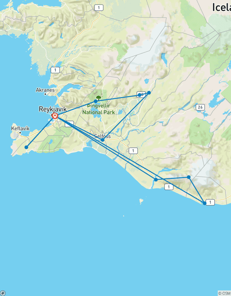 5-Day Reykjavík City Break with Golden Circle Tour