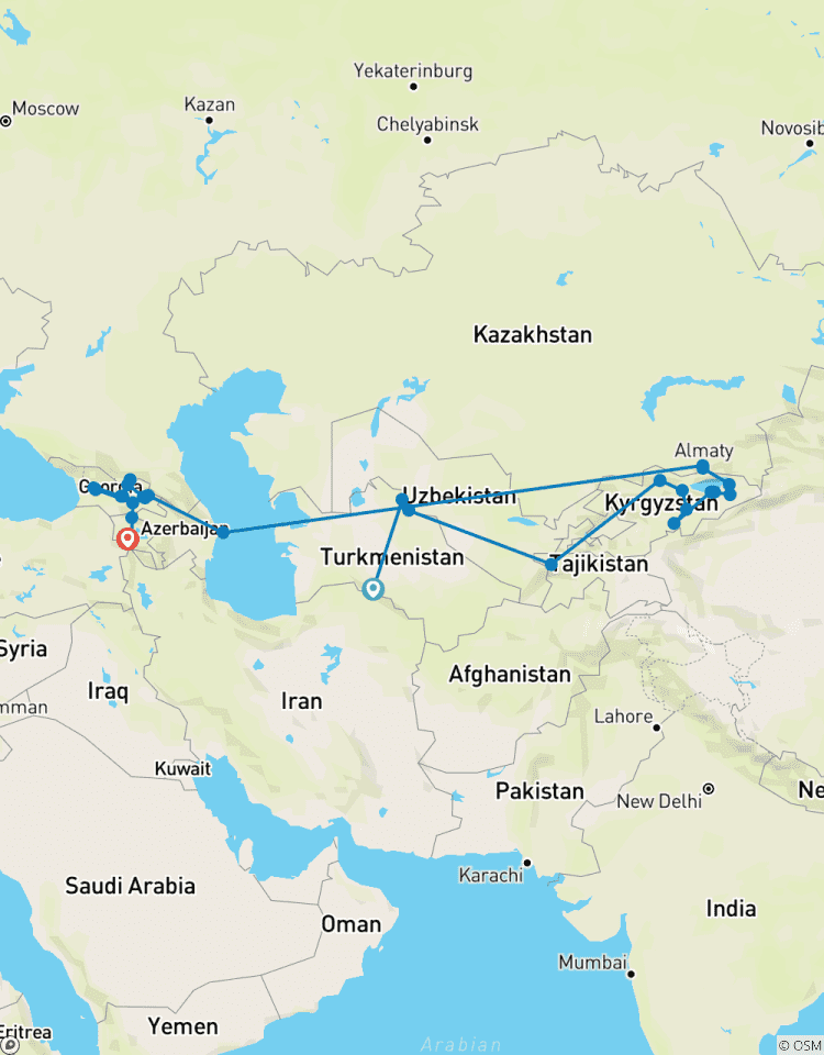 Circuito 38 Día Cinco Stans al descubierto, Georgia, Armenia y Azerbaiyán