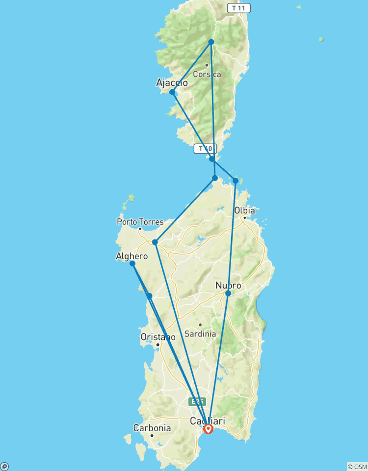 Sardinien & Korsika Reise Rundreise
