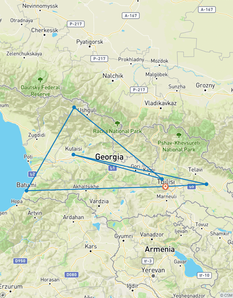 Circuito Georgia: Un Viaje por la Historia, el Vino y la Gastronomía