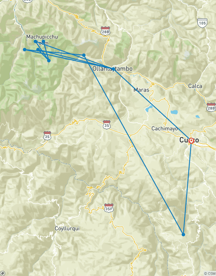 Ancascocha et le Chemin de l\'Inca vers le Machu Picchu - 5 Jours / 4 Nuits circuit