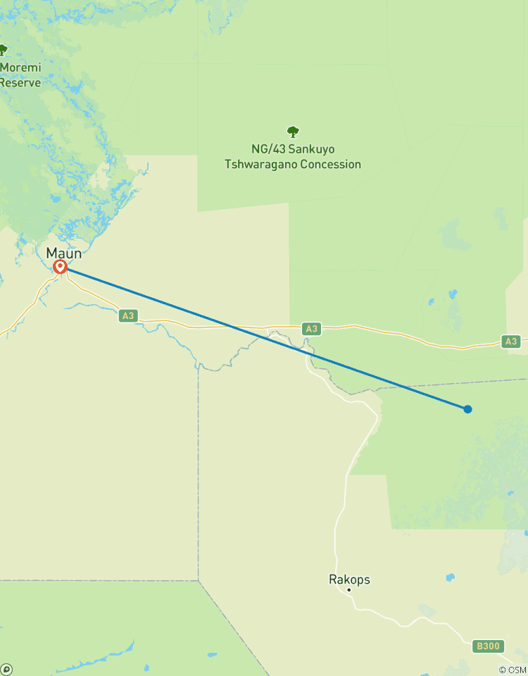 3-Day Boteti, Makgadikgadi & Nxai Pans Safari Tour