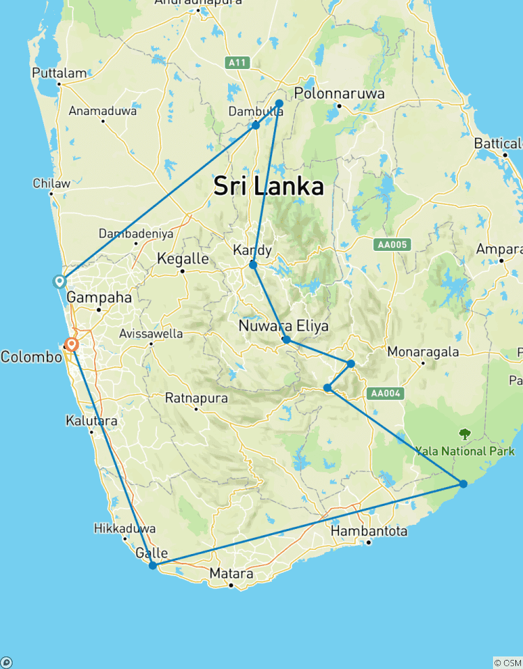 Sri Lanka Backroads Cycling Tour Tour