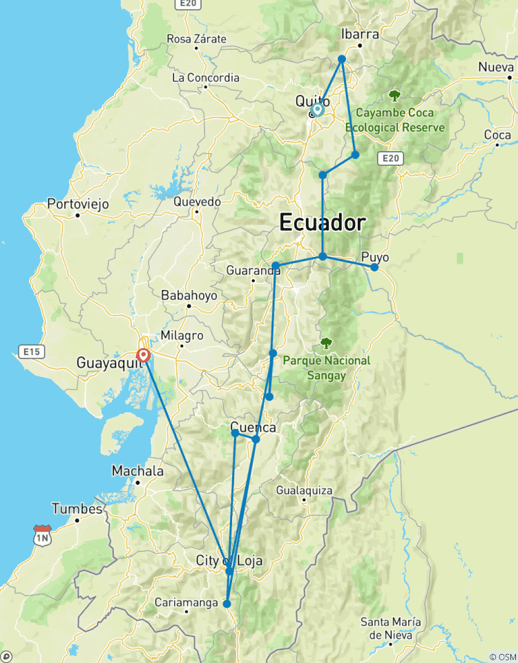 Ecuador Abenteuerreise 16-Tage durch Hochland, Natur und Kultur Rundreise