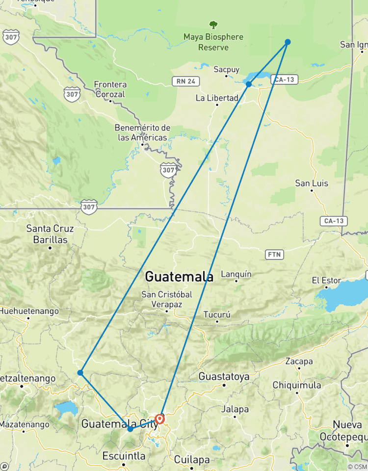 6 days Dulce Guatemala: Mayan History, Living Culture, and Unforgettable Landscapes Tour