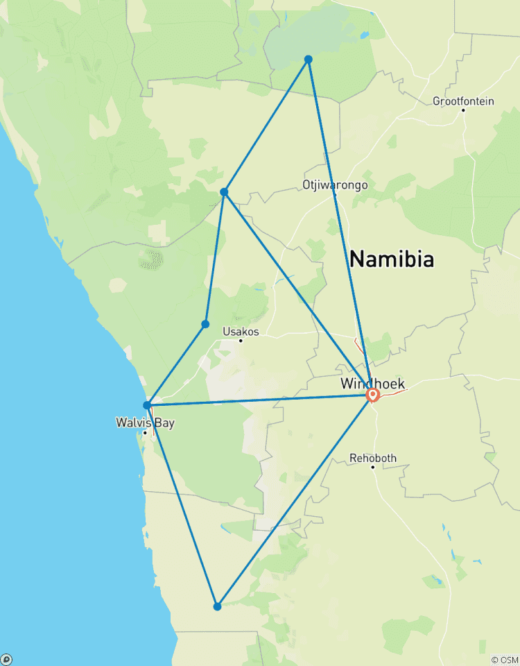 14 Tage NAMIBIA HIGHLIGHTS-DÜNENWÜSTE Rundreise
