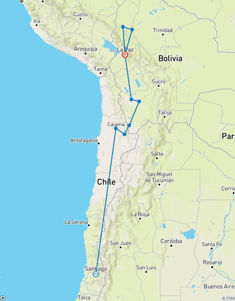 EXTRÊMES DE L\'AMÉRIQUE DU SUD Des déserts les plus arides à la forêt tropicale circuit