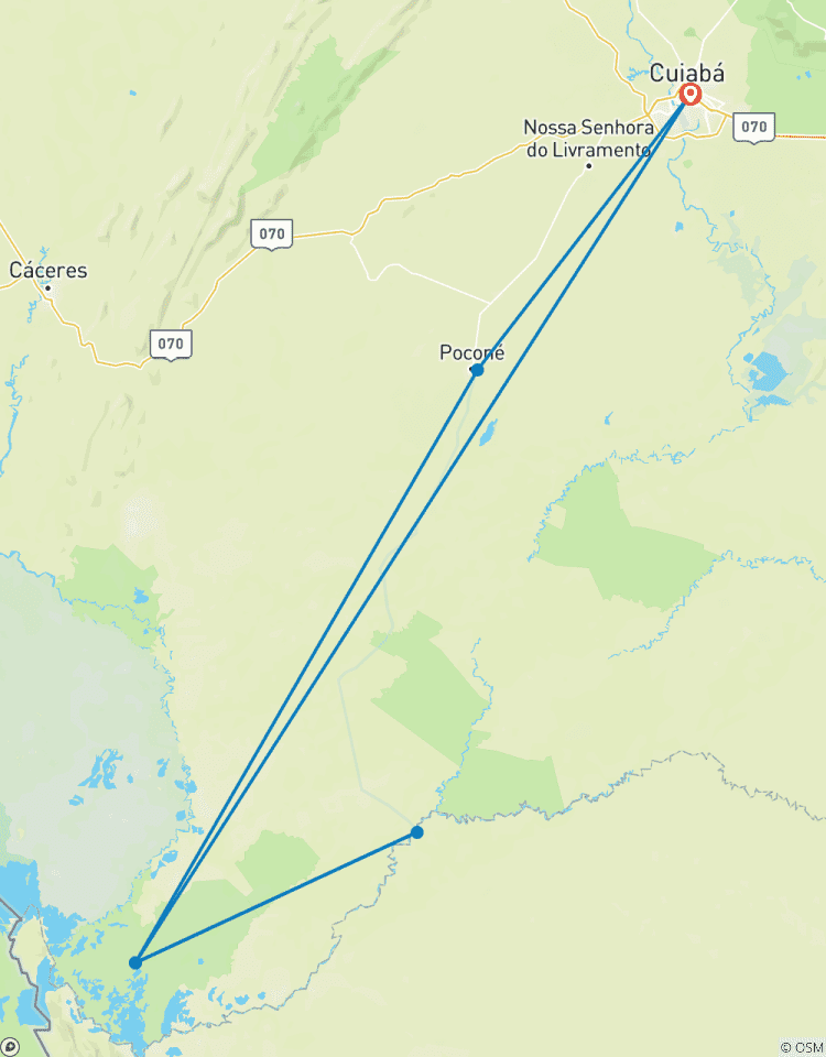 Circuito Safari de lujo al Pantanal Norte y Jaguar