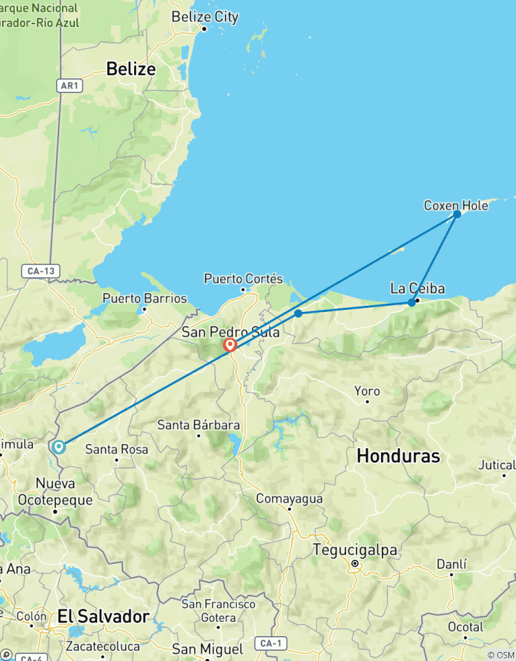 9 Tage Honduras Deluxe: Maya-Kultur, Dschungel und die Karibik Rundreise