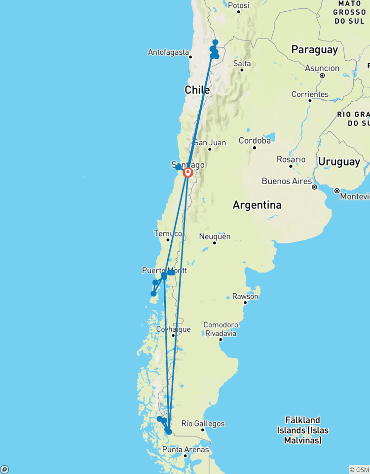 Chile-Land der Kontraste Rundreise