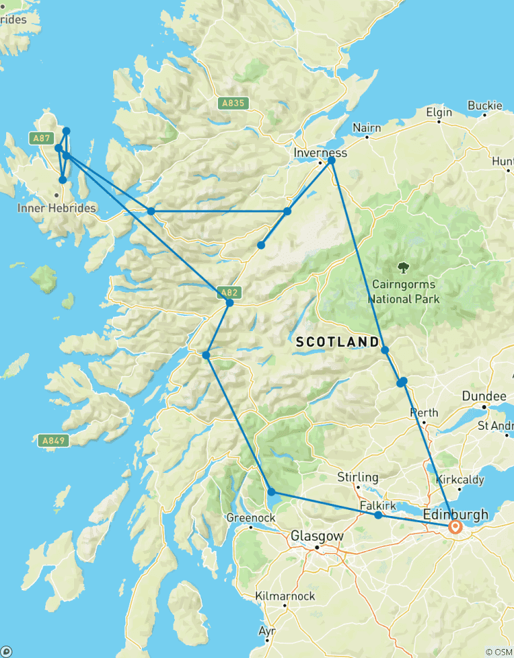 Circuito Isla de Skye, Lago Ness y Tierras Altas de Escocia