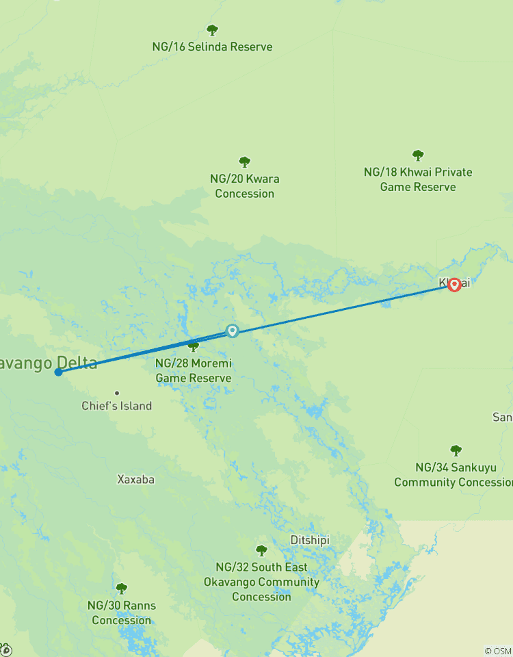 5-Day Okavango Delta Wildlife Safari: Xakanaka & Khwai Adventure Tour