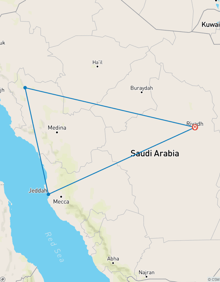 Circuito Viaje de lujo a Arabia Saudí - Riad, AlUla y Mar Rojo