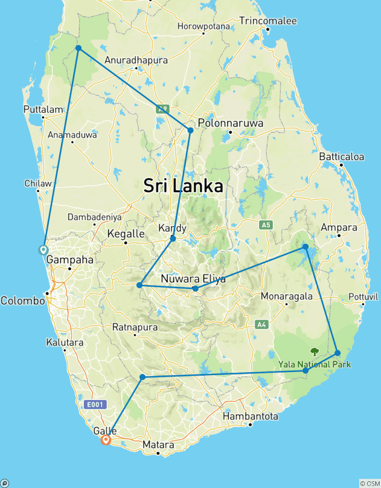 Sri Lankas endemische Tierwelt Rundreise
