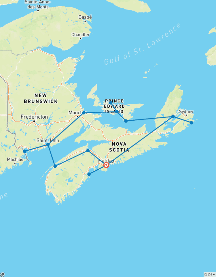 Das Beste aus den Maritimes Rundreise