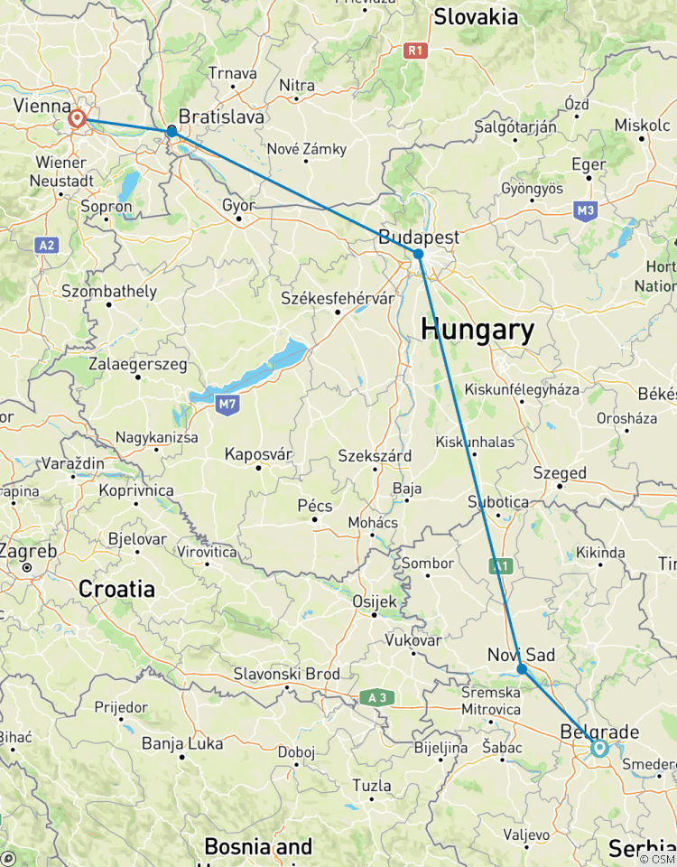 Célébrer la jeunesse : de Budapest à Munich en train et en bus circuit