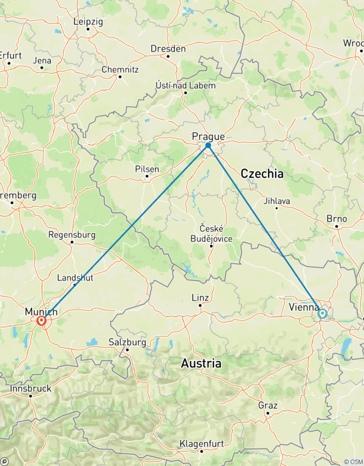 Next Stop Munich: A Youth Journey via Vienna & Prague Tour