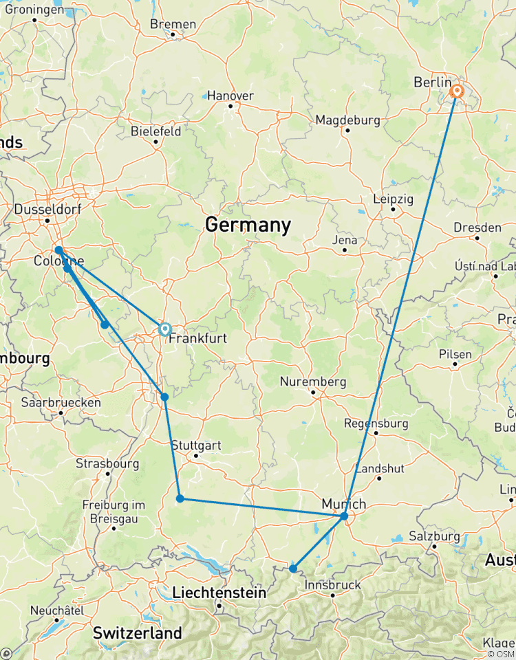 Best of Germany & Rhine Valley: Cities & Castles Tour