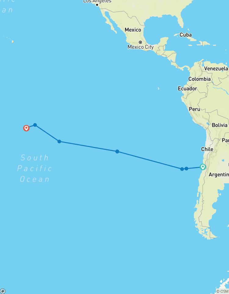 Voyage à travers le Pacifique : Île de Pâques et Polynésie française circuit