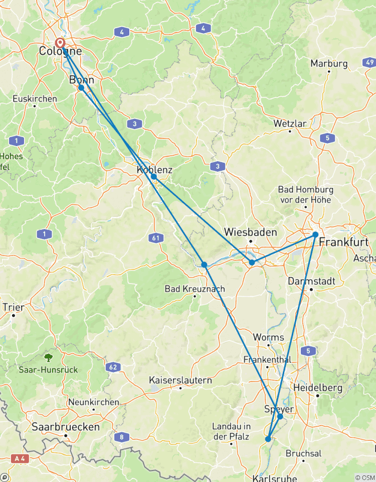 Rhein Süd - Zauber 2027 Rundreise