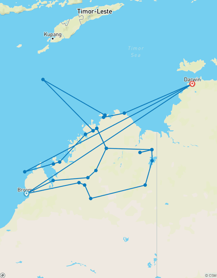 Kimberley komplett mit Kimberley Coastal Expedition Broome > Darwin (2027) Rundreise
