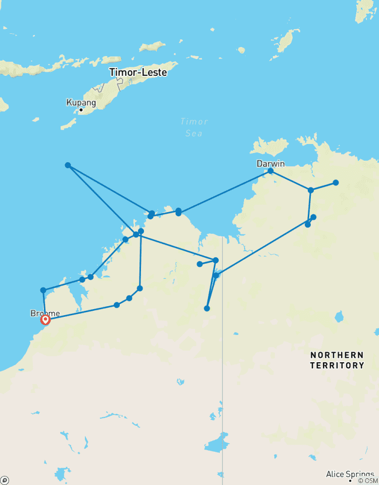Kimberley und Top End mit Kimberley Coastal Expedition Broome → Broome (2027) Rundreise