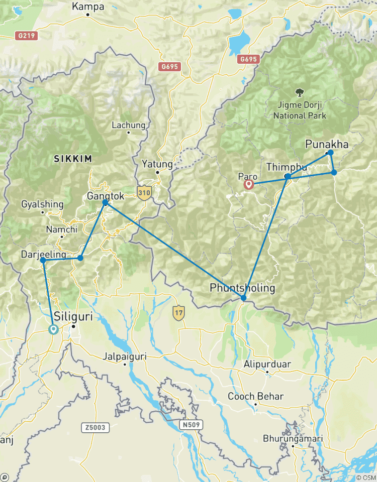 Northeast India and Bhutan Experience Tour