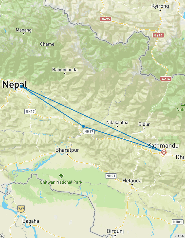 Circuito Paquete turístico a Nepal: 6 días y 5 noches | Recorrido por Katmandú, Pokhara y el templo de Manakamana