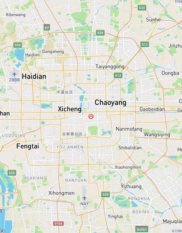 Visite des paysages nocturnes et de la gastronomie de Pékin circuit