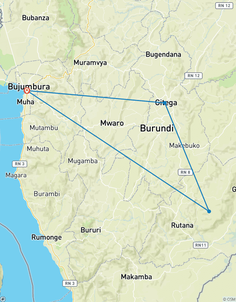 Itinéraire ultime de 7 jours pour visiter le Burundi circuit