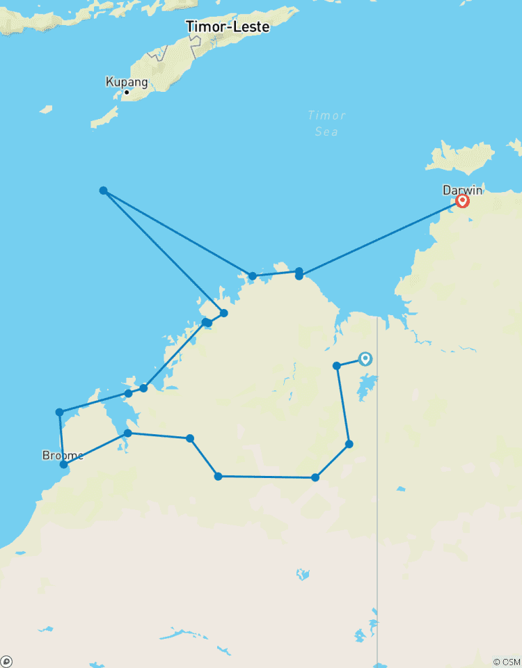 Kimberley Highlights und Küstenabenteuer Kununurra → Darwin (2027) Rundreise