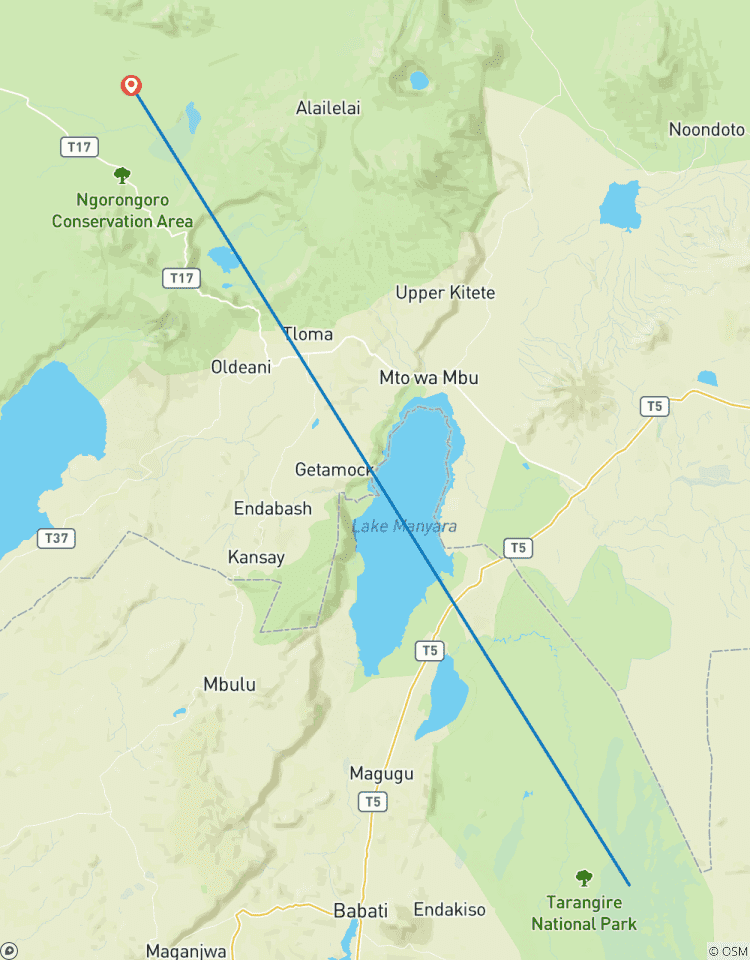 Circuito Escapada al Norte de Tanzania - Safari de 2 días