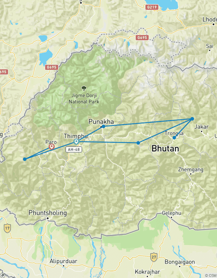Circuit 11J/10N au Bhoutan - Bumthang/Trongsa/Phobjikha/Punakha/Thimphu/Haa/Paro circuit