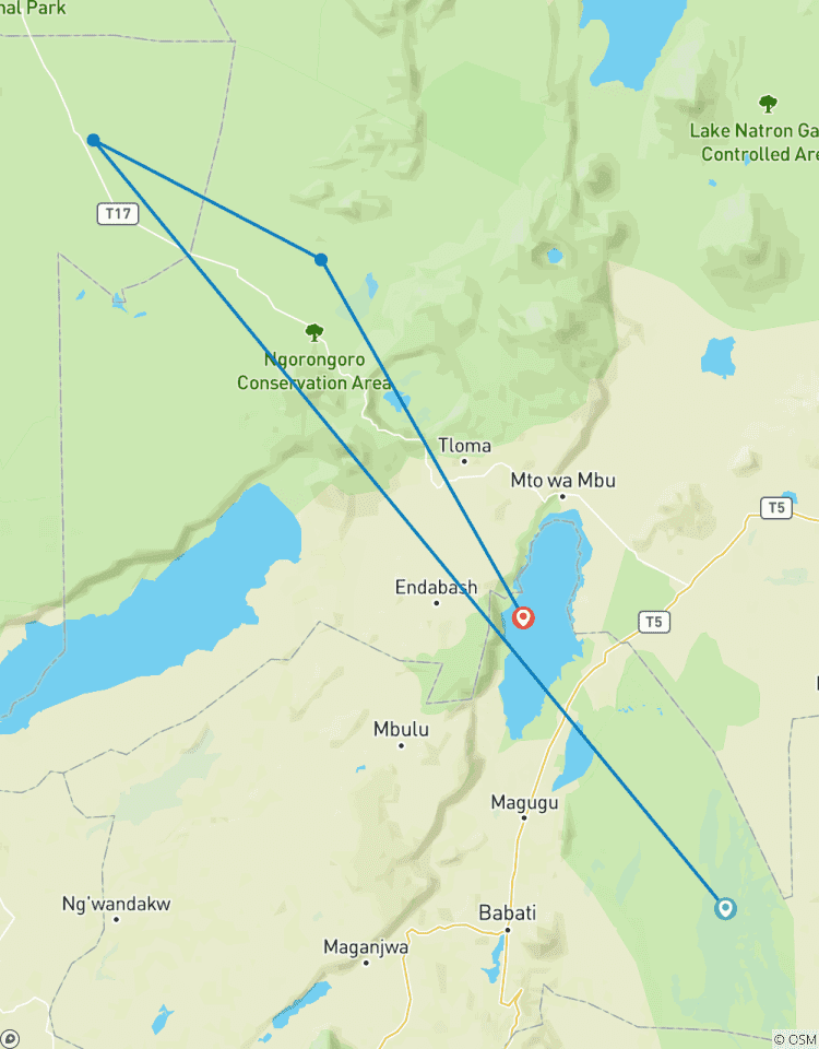 Circuito Safari Ultimate al Norte de Tanzania - Aventura de 5 días